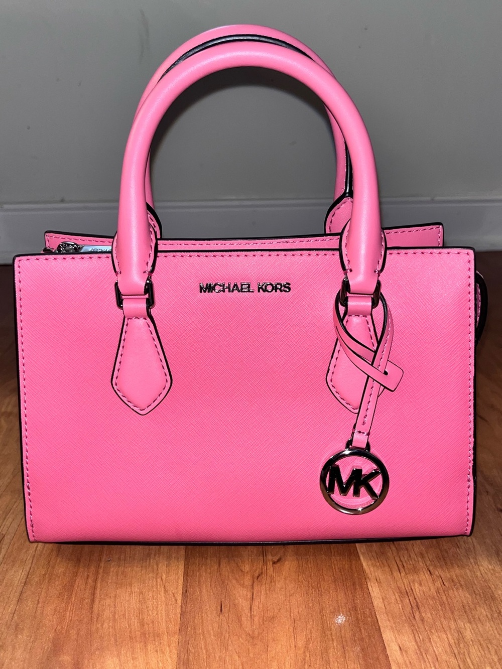 Michael Kors Hot Pink Saffiano Leather Satchel